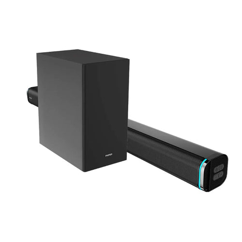 Faster (T3000) Theater Pro Soundbar | 160W RMS | 2.1CH with Subwoofer | RGB Lighting | Bluetooth 5.0 | TV-ARC, HDMI, AUX, USB, OPT