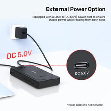 UNITEK S1229CBK01 M.2 NVMe & SATA 2.5 SSD Enclosure 10Gbps USB-C Tool-Free for Windows Mac Linux