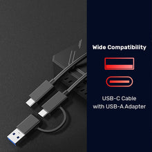 UNITEK S1229CBK01 M.2 NVMe & SATA 2.5 SSD Enclosure 10Gbps USB-C Tool-Free for Windows Mac Linux