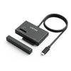 UNITEK S1232A01-EU USB-C NVMe M.2 & SATA SSD HDD Enclosure 10Gbps Tool-Free for Windows Mac Linux