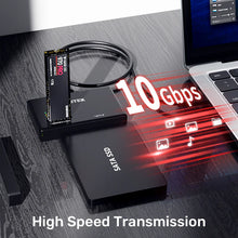 UNITEK S1232A01-EU USB-C NVMe M.2 & SATA SSD HDD Enclosure 10Gbps Tool-Free for Windows Mac Linux