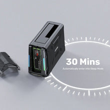 UNITEK S1234B01-EU USB-C Docking Station M.2 NVMe & SATA 2.5/3.5 HDD SSD 10Gbps Active Cooling RGB