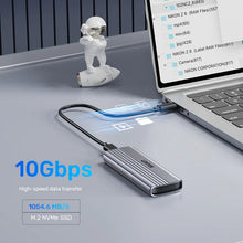 UNITEK S1241B01 M.2 NVMe SSD Enclosure USB-C 10Gbps for 2230 2242 2260 2280 Up to 8TB Aluminum