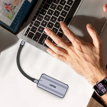 UNITEK S1242AGY01 USB4 NVMe M.2 SSD Enclosure 40Gbps 3800MB/s Cooling Fan for Thunderbolt 3/4