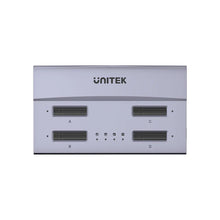 UNITEK S1243BGY01-EU USB4 4-Bay M.2 NVMe SSD Docking Station 40Gbps 1-to-3 Offline Clone 32TB