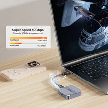 UNITEK S1244AGY01 Magnetic M.2 2230 NVMe SSD Enclosure 10Gbps PD100W MagSafe for iPhone 16/15 Pro