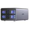 UNITEK S1308C01-EU USB-C 2-Bay RAID Enclosure for 2.5 3.5 SATA HDD SSD 10Gbps RAID 0/1/JBOD/PM