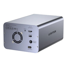 UNITEK S1308C01-EU USB-C 2-Bay RAID Enclosure for 2.5 3.5 SATA HDD SSD 10Gbps RAID 0/1/JBOD/PM