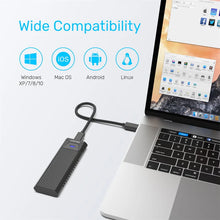 UNITEK S1203ABK SolidForce PCIe NVMe Enclosure Lite USB-C 10Gbps for M.2 SSD 2242 2260 2280