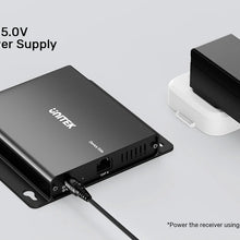UNITEK U1222ABK01-EU USB-C to 4-Port USB 2.0 Extender over Ethernet Up to 150M with PoC