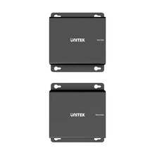 UNITEK U1222ABK01-EU USB-C to 4-Port USB 2.0 Extender over Ethernet Up to 150M with PoC