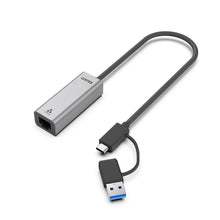 UNITEK U1313C USB-C to 2.5G Ethernet Adapter 2500Mbps USB-A Compatible for Gaming Streaming Windows Mac Linux