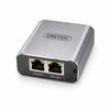 UNITEK U1347A 1-to-2 Gigabit Network Splitter, Metal Shield, 1000 Mbps, Plug & Play Ethernet Splitter for Router, PC, Laptop, Smart TV