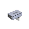UNITEK A1039GY01 USB-C 90 Degree Right Angle Adapter 8K@60Hz 240W PD 40Gbps for Laptop Phone