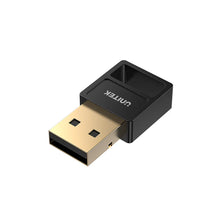 UNITEK B105B USB Bluetooth 5.3 Adapter for PC Windows 11/10 Plug and Play 3Mbps 20m Range 5 Devices