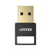 UNITEK B105B USB Bluetooth 5.3 Adapter for PC Windows 11/10 Plug and Play 3Mbps 20m Range 5 Devices