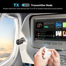 UNITEK B1111A01 2-in-1 Bluetooth 5.3 Transmitter Receiver for TV Car Stereo Headphones 10H Battery Low Latency