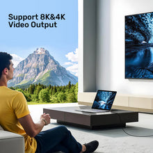 UNITEK C14100ABK01-2M USB4 Cable 240W PD 40Gbps 8K@60Hz 2M Thunderbolt 3 & 4 Compatible Braided