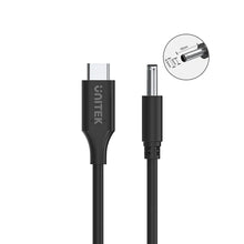 UNITEK C14120BK-1.8M USB-C to DC 4.5x3mm Dell Charging Cable 65W PD for Dell Laptops 1.8M Chrome Pin