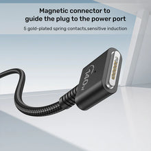 UNITEK C14121BK-2M USB-C to Magnetic 3 Cable 140W PD 2M Braided for MacBook Pro Air M1 M2 M3 Black