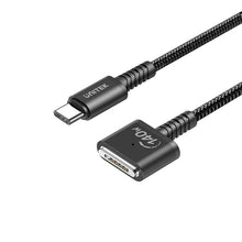 UNITEK C14121BK-2M USB-C to Magnetic 3 Cable 140W PD 2M Braided for MacBook Pro Air M1 M2 M3 Black