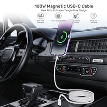 UNITEK C14141ACL01-1M Magnetic USB-C Cable 100W PD 1M Cream Latte Braided E-Marker for MacBook iPhone