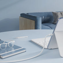UNITEK C14141ACL01-1M Magnetic USB-C Cable 100W PD 1M Cream Latte Braided E-Marker for MacBook iPhone