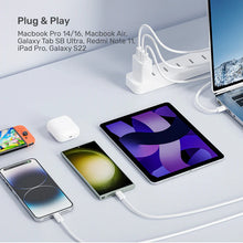 UNITEK C14141ACL01-1M Magnetic USB-C Cable 100W PD 1M Cream Latte Braided E-Marker for MacBook iPhone