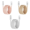 UNITEK C14141ACL01-1M Magnetic USB-C Cable 100W PD 1M Cream Latte Braided E-Marker for MacBook iPhone