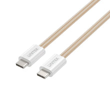 UNITEK C14141ACL01-1M Magnetic USB-C Cable 100W PD 1M Cream Latte Braided E-Marker for MacBook iPhone
