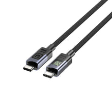 UNITEK C14158ABK01-1M USB-C to C Cable 60W LED Display PD Fast Charging 1M Braided for iPhone MacBook