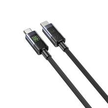 UNITEK C14158ABK01-1M USB-C to C Cable 60W LED Display PD Fast Charging 1M Braided for iPhone MacBook