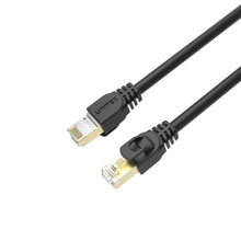 UNITEK C1813EBK Cat7 SSTP Ethernet Cable 10M 10Gbps 600MHz Gold-Plated SFTP for PC Router Gaming