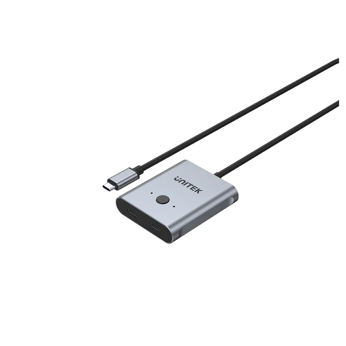 UNITEK D1078A USB-C Bidirectional Switch with 4K@144Hz, 10Gbps Data Transfer & 100W PD Charging