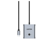 UNITEK D1078A USB-C Bidirectional Switch with 4K@144Hz, 10Gbps Data Transfer & 100W PD Charging