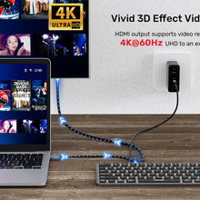 UNITEK D1092A Keyboard with 9-in-1 USB-C Hub 4K@60Hz HDMI 100W PD 3x USB 5Gbps SD MicroSD Backlit