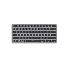 UNITEK D1092A Keyboard with 9-in-1 USB-C Hub 4K@60Hz HDMI 100W PD 3x USB 5Gbps SD MicroSD Backlit