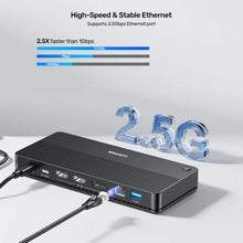 UNITEK D1104A01 13-in-1 USB-C Docking Station 8K@30Hz Triple 4K 100W PD 2.5Gb Ethernet for Windows Mac