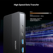 UNITEK D1104A01 13-in-1 USB-C Docking Station 8K@30Hz Triple 4K 100W PD 2.5Gb Ethernet for Windows Mac