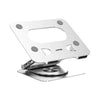 UNITEK D1109B01 Laptop Stand 360° Rotating Base with Detachable USB-C Hub 4K HDMI Gigabit Ethernet 100W PD