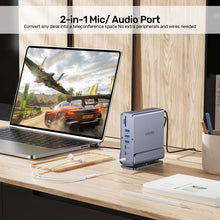 UNITEK D1135AGY01 15-in-1 DisplayLink Docking Station Triple 4K@60Hz for Mac M1 M2 100W PD 10Gbps USB