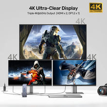 UNITEK D1135AGY01 15-in-1 DisplayLink Docking Station Triple 4K@60Hz for Mac M1 M2 100W PD 10Gbps USB