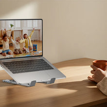UNITEK D1137AGY01 Foldable Laptop Stand with 7-in-1 USB-C Docking Station 4K@60Hz 100W PD Aluminium