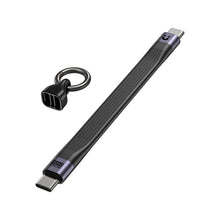 UNITEK C14179ABK01-0.13M USB4 Keychain Cable 240W PD3.1 40Gbps 8K@60Hz 13cm Thunderbolt 4 Compatible