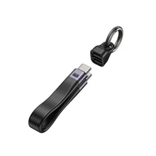 UNITEK C14179ABK01-0.13M USB4 Keychain Cable 240W PD3.1 40Gbps 8K@60Hz 13cm Thunderbolt 4 Compatible