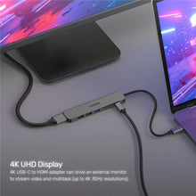 UNITEK H1118A 7-in-1 USB-C Hub 4K@30Hz HDMI 5Gbps USB-A SD/TF Card Reader 100W PD for MacBook iPad