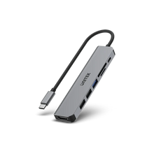 UNITEK H1118A 7-in-1 USB-C Hub 4K@30Hz HDMI 5Gbps USB-A SD/TF Card Reader 100W PD for MacBook iPad