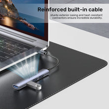 UNITEK H1208B 4-in-1 USB-C Hub 1xUSB-A 5Gbps 3xUSB-A 480Mbps for MacBook iPad Pro PC Data Transfer