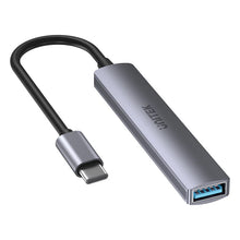 UNITEK H1208B 4-in-1 USB-C Hub 1xUSB-A 5Gbps 3xUSB-A 480Mbps for MacBook iPad Pro PC Data Transfer