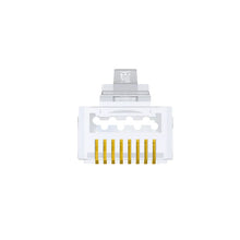 UNITEK OT1093ATP01 Cat7 Pass-Through RJ45 Connector Shielded Gold-Plated 10Gbps 600MHz